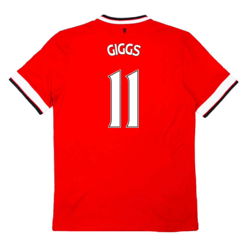 Manchester United 2014-15 Home Shirt (Very Good) (Giggs 11) - Image 2