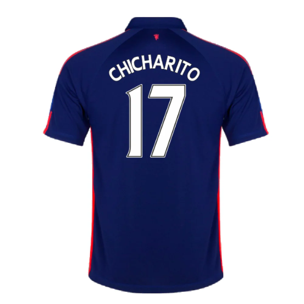 Manchester United 2014-15 Third Shirt (Very Good) (Chicharito 17) - Image 2