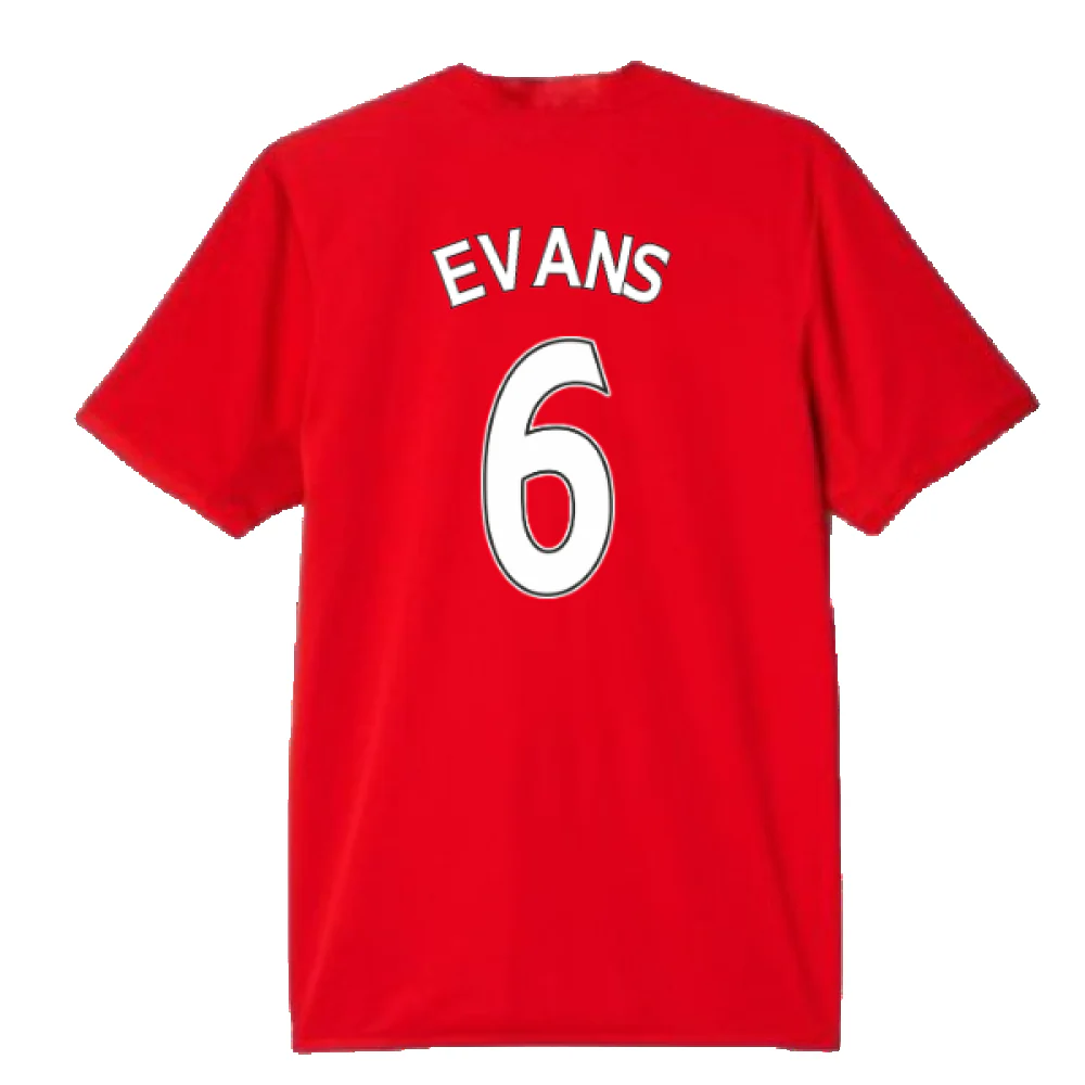 Manchester United 2015-16 Home Shirt (Excellent) (Evans 6) - Image 2