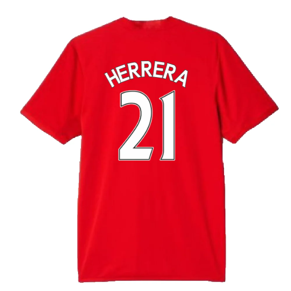 Manchester United 2015-16 Home Shirt (Excellent) (Herrera 21) - Image 2