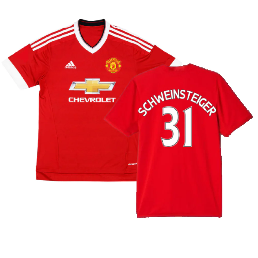 Manchester United 2015-16 Home Shirt (Excellent) (Schweinsteiger 31)