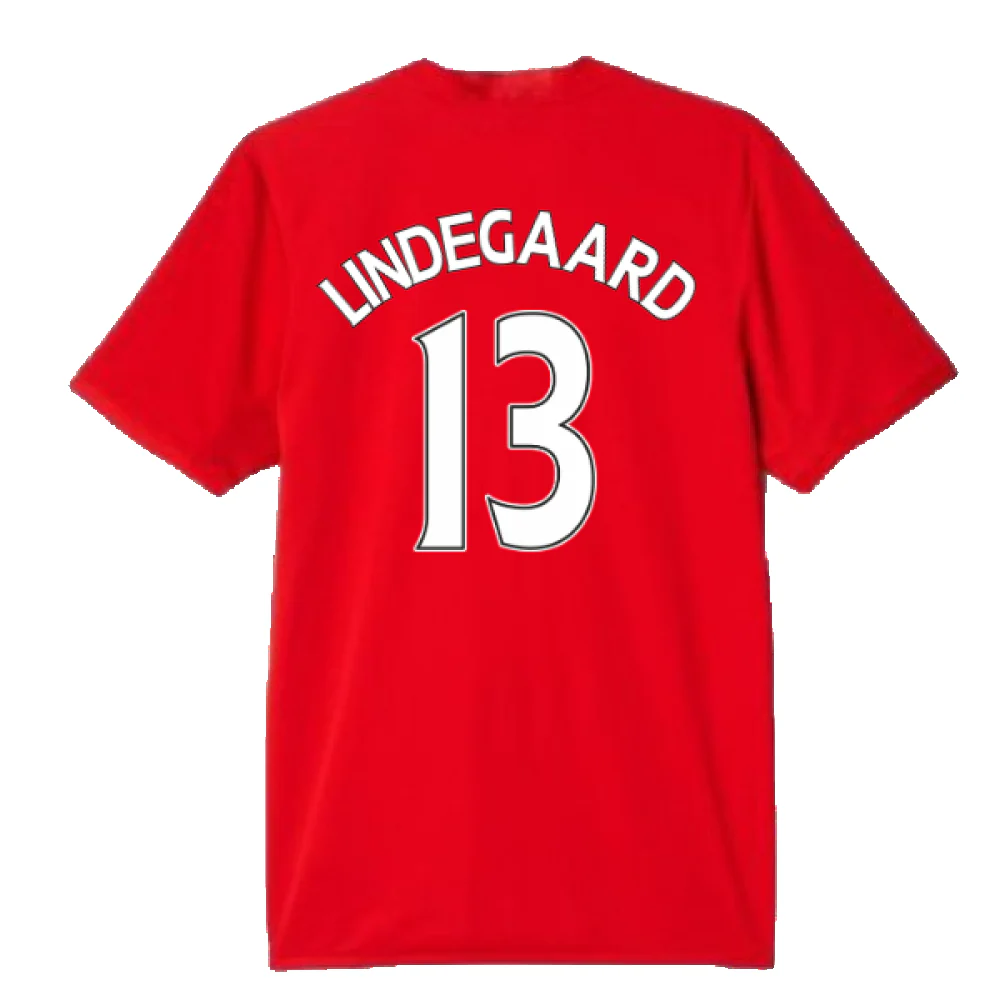 Manchester United 2015-16 Home Shirt (Mint) (Lindegaard 13) - Image 2