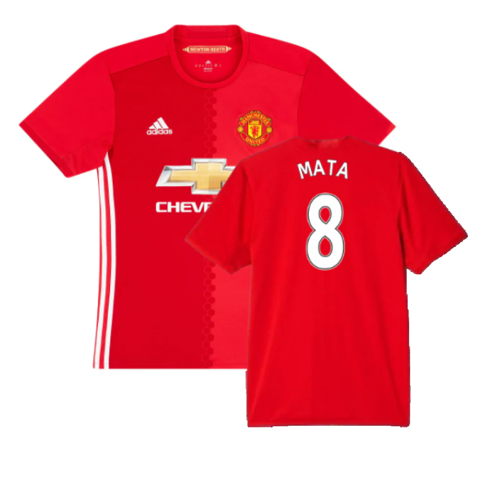 Manchester United 2016-17 Home (XL) (Excellent) (Mata 8)