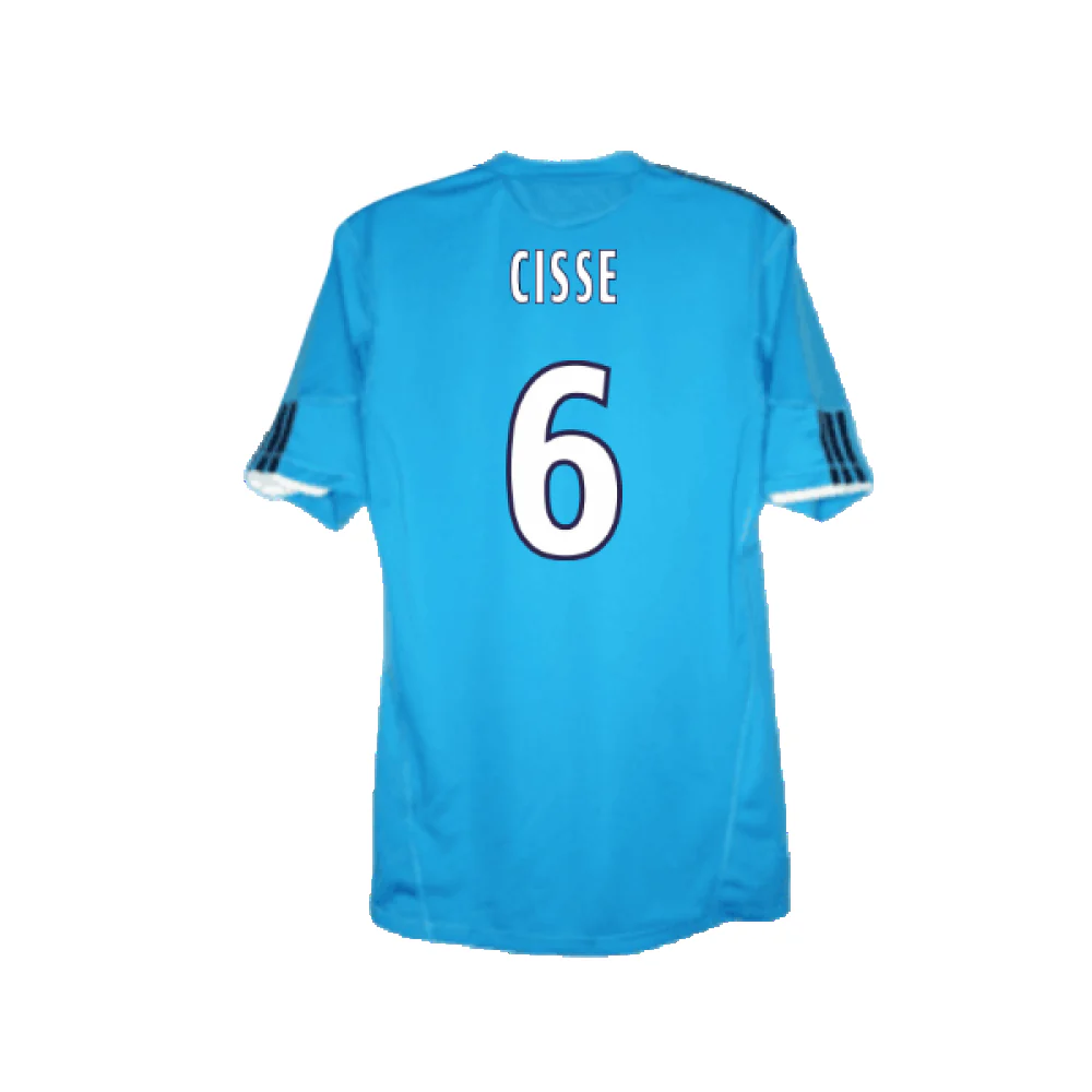 Marseille 2010-11 Away Shirt (S) (Excellent) (Cisse 6) - Image 2