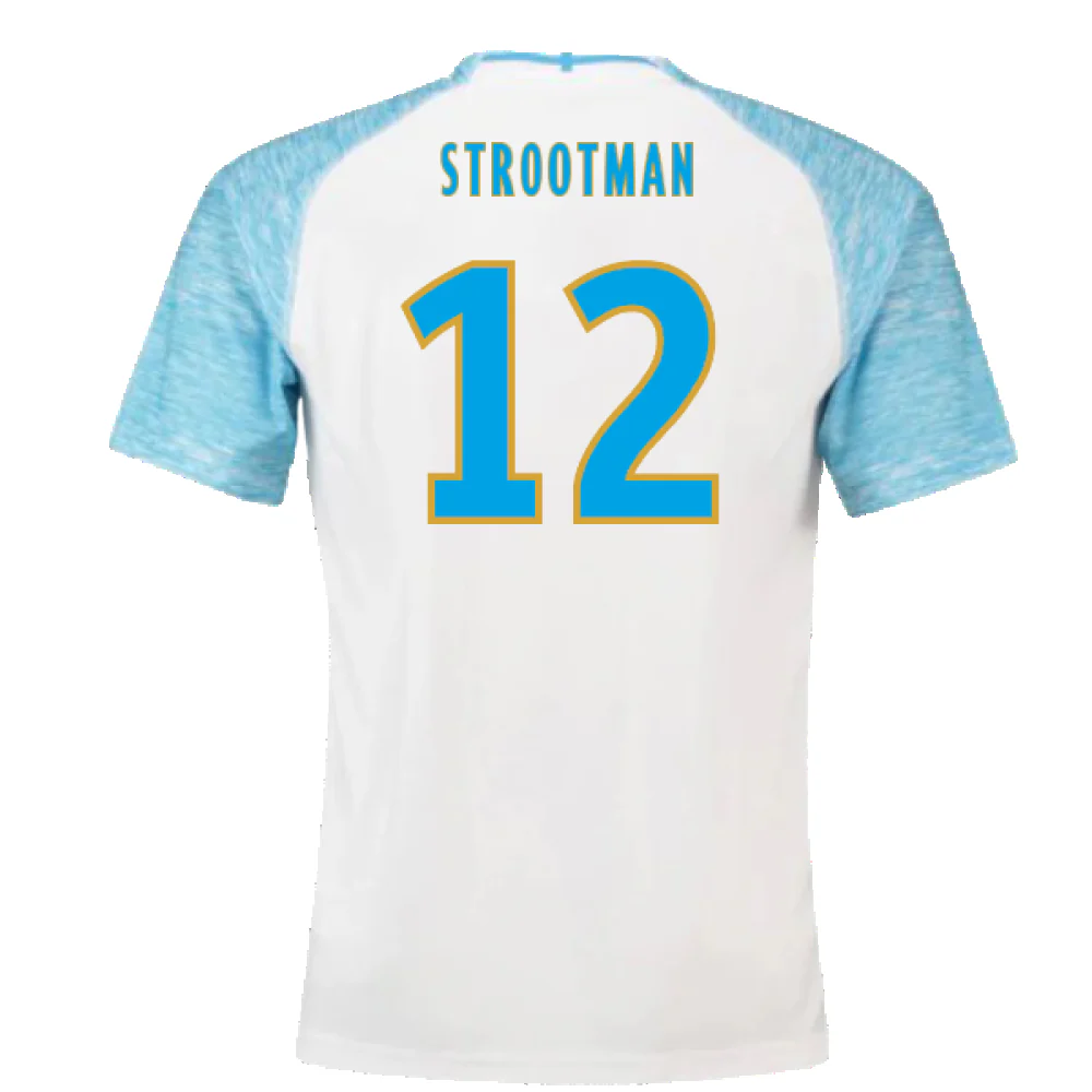 Marseille 2018-19 Home Shirt (XS) (Very Good) (Strootman 12) - Image 2