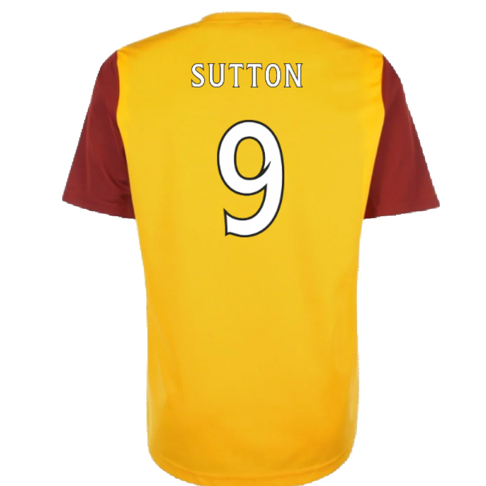 Motherwell 2013-14 Home Shirt (M) (Mint) (Sutton 9) - Image 2