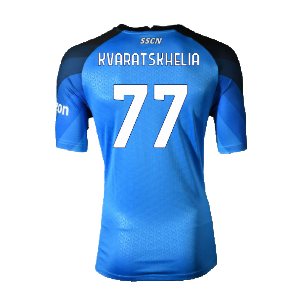 Napoli 2022-23 Home Shirt (L) (Excellent) (Kvaratskhelia 77) - Image 2