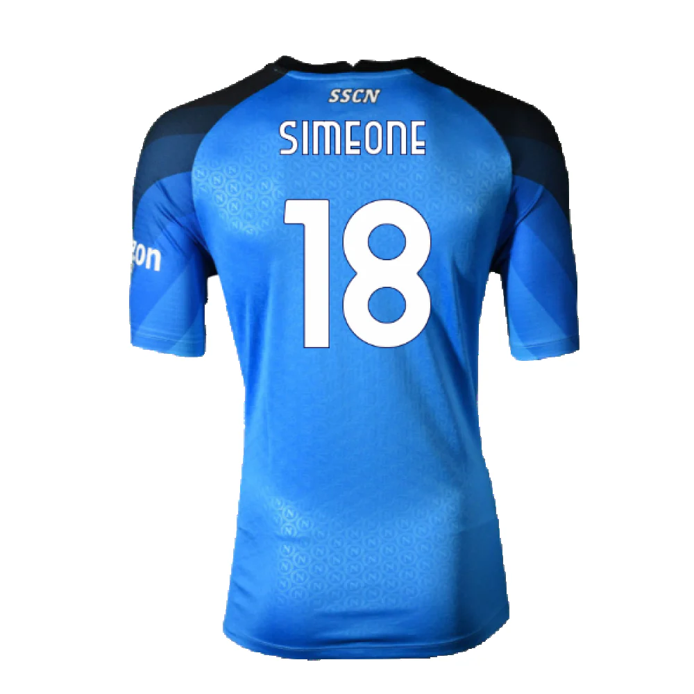 Napoli 2022-23 Home Shirt (S) (Excellent) (Simeone 18) - Image 2