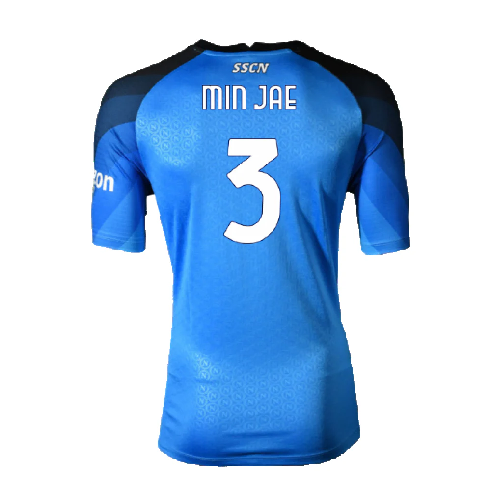 Napoli 2022-23 Home Shirt (S) (Very Good) (Min Jae 3) - Image 2