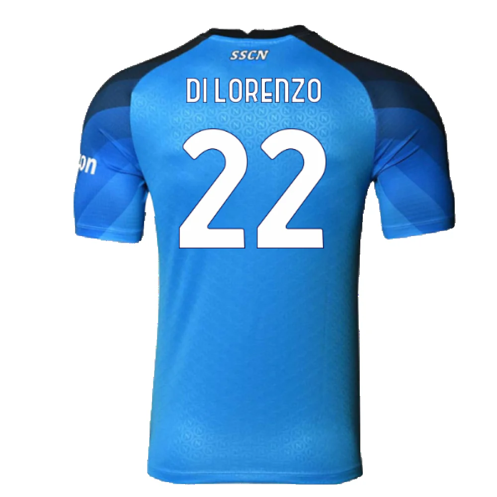 Napoli 2022-23 Player Issue Home Shirt (L) (Excellent) (Di Lorenzo 22) - Image 2