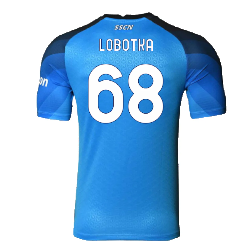 Napoli 2022-23 Player Issue Home Shirt (L) (Excellent) (Lobotka 68) - Image 2
