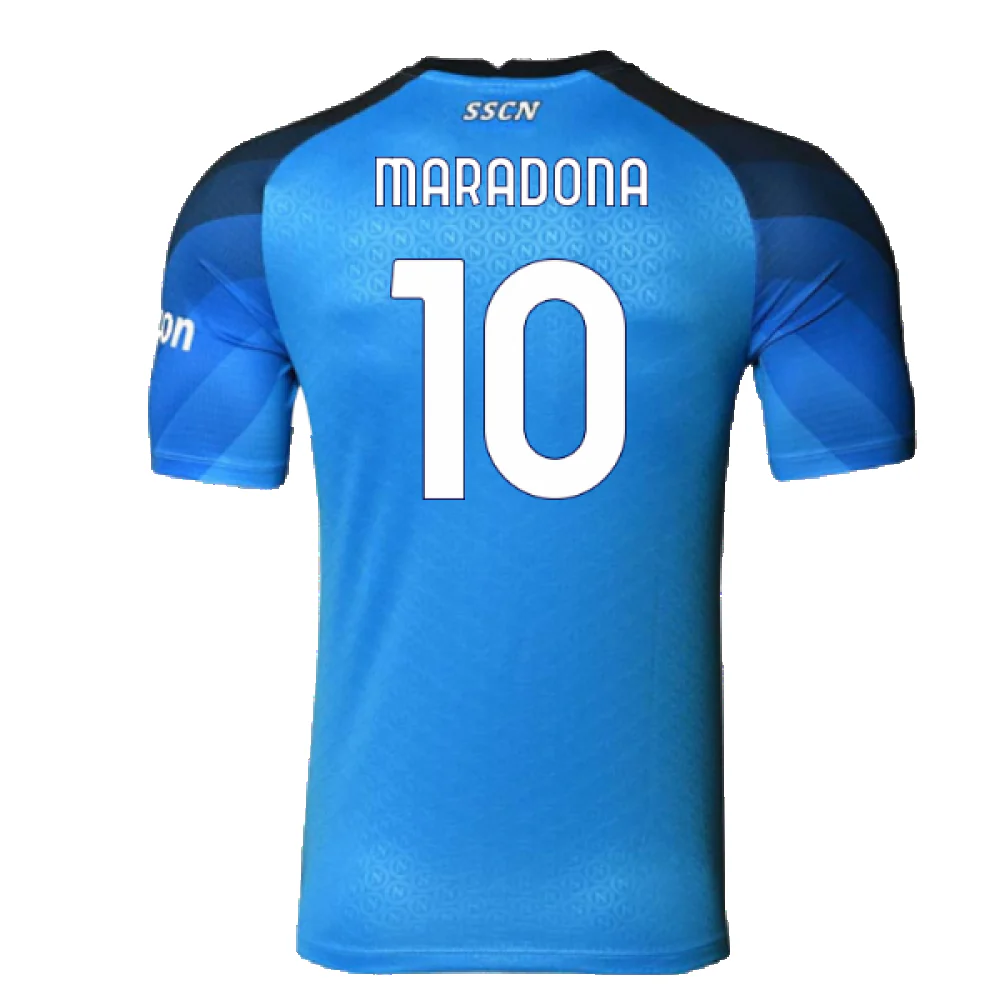 Napoli 2022-23 Player Issue Home Shirt (L) (Excellent) (Maradona 10) - Image 2