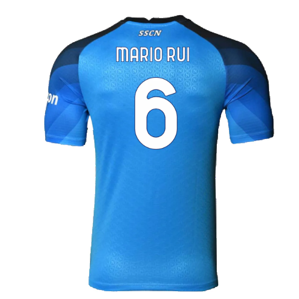 Napoli 2022-23 Player Issue Home Shirt (M) (Excellent) (Mario Rui 6) - Image 2