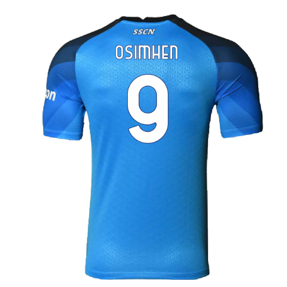 Napoli 2022-23 Player Issue Home Shirt (M) (Excellent) (Osimhen 9) - Image 2