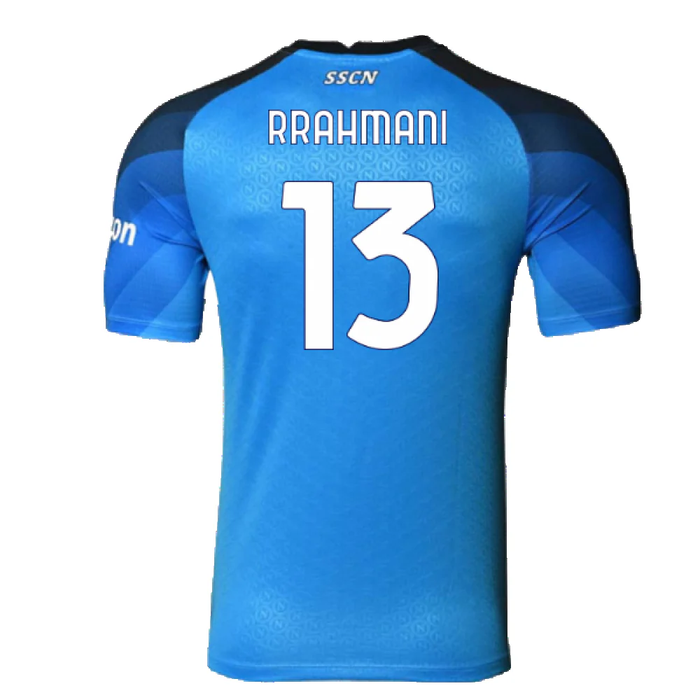 Napoli 2022-23 Player Issue Home Shirt (M) (Excellent) (Rrahmani 13) - Image 2