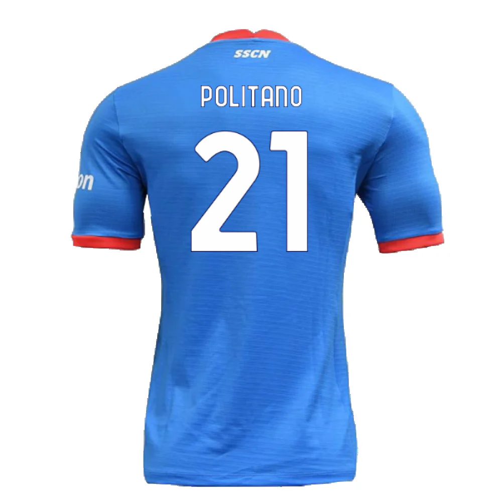 Napoli 2022-23 Special Edition Christmas Shirt (S) (Excellent) (Politano 21) - Image 2
