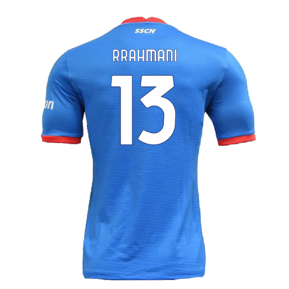 Napoli 2022-23 Special Edition Christmas Shirt (S) (Excellent) (Rrahmani 13) - Image 2