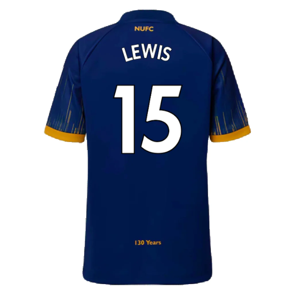 Newcastle United 2022-23 Away Shirt (Sponsorless) (L) (Excellent) (LEWIS 15) - Image 2