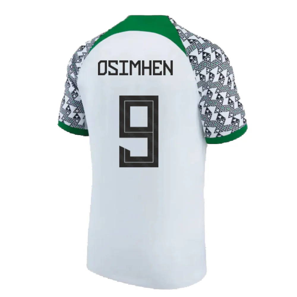 Nigeria 2021-2023 Away Shirt (M) (Excellent) (OSIMHEN 9) - Image 2