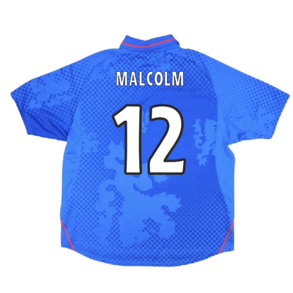 Rangers 2002-2003 Home Shirt (XXL) (Excellent) (Malcolm 12) - Image 2