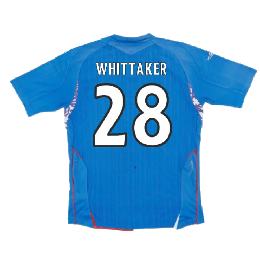 Rangers 2007-08 Home Shirt (Excellent) (Whittaker 28) - Image 2