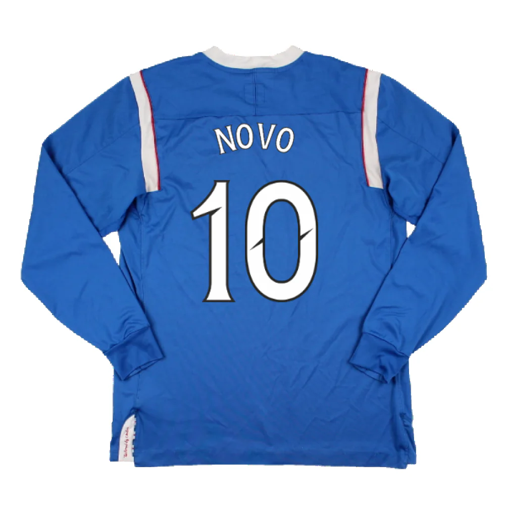 Rangers 2011-12 Home Long Sleeve Shirt (Sponsorless) (S) (Good) (Novo 10) - Image 2