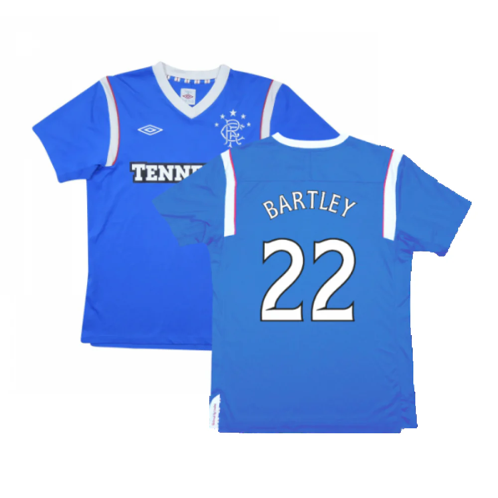 Rangers 2011-12 Home Shirt (M) (Excellent) (Bartley 22)