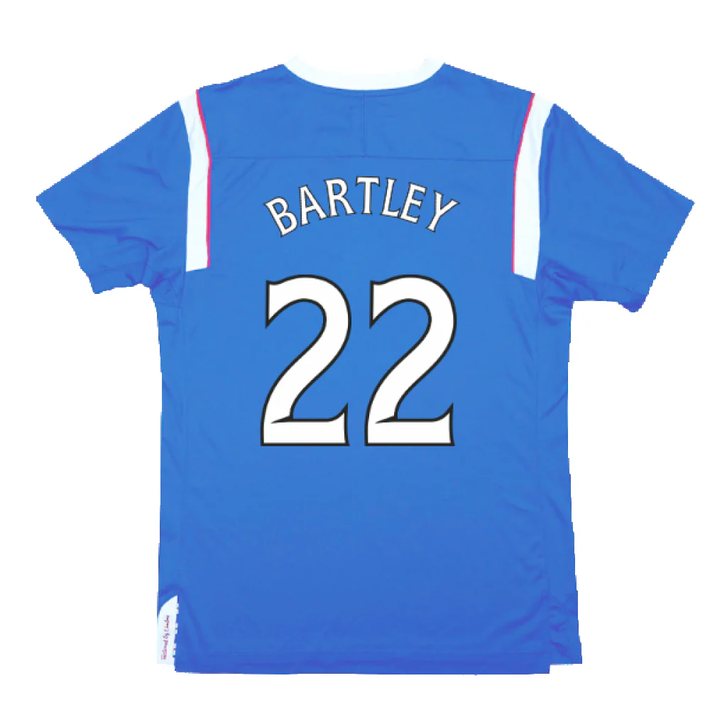 Rangers 2011-12 Home Shirt (M) (Excellent) (Bartley 22) - Image 2