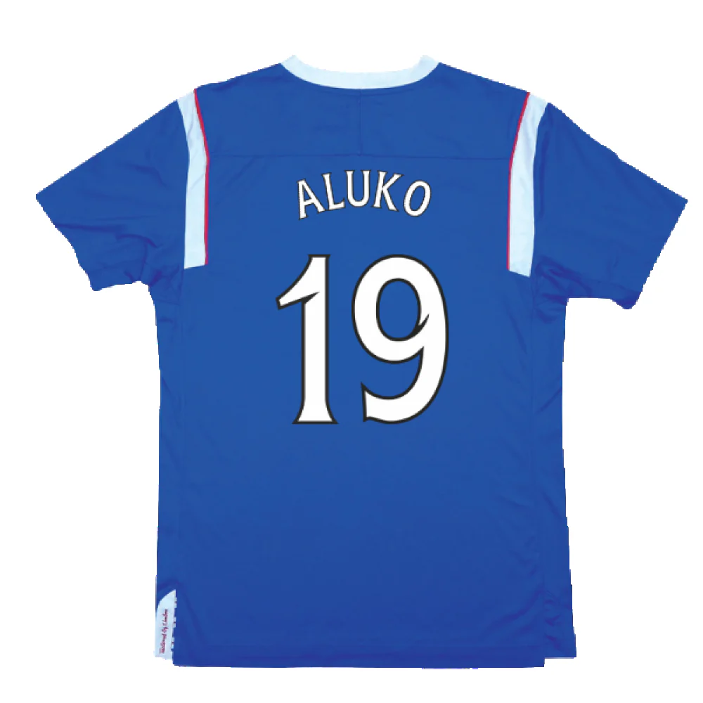 Rangers 2011-12 Home Shirt (S) (Excellent) (Aluko 19) - Image 2