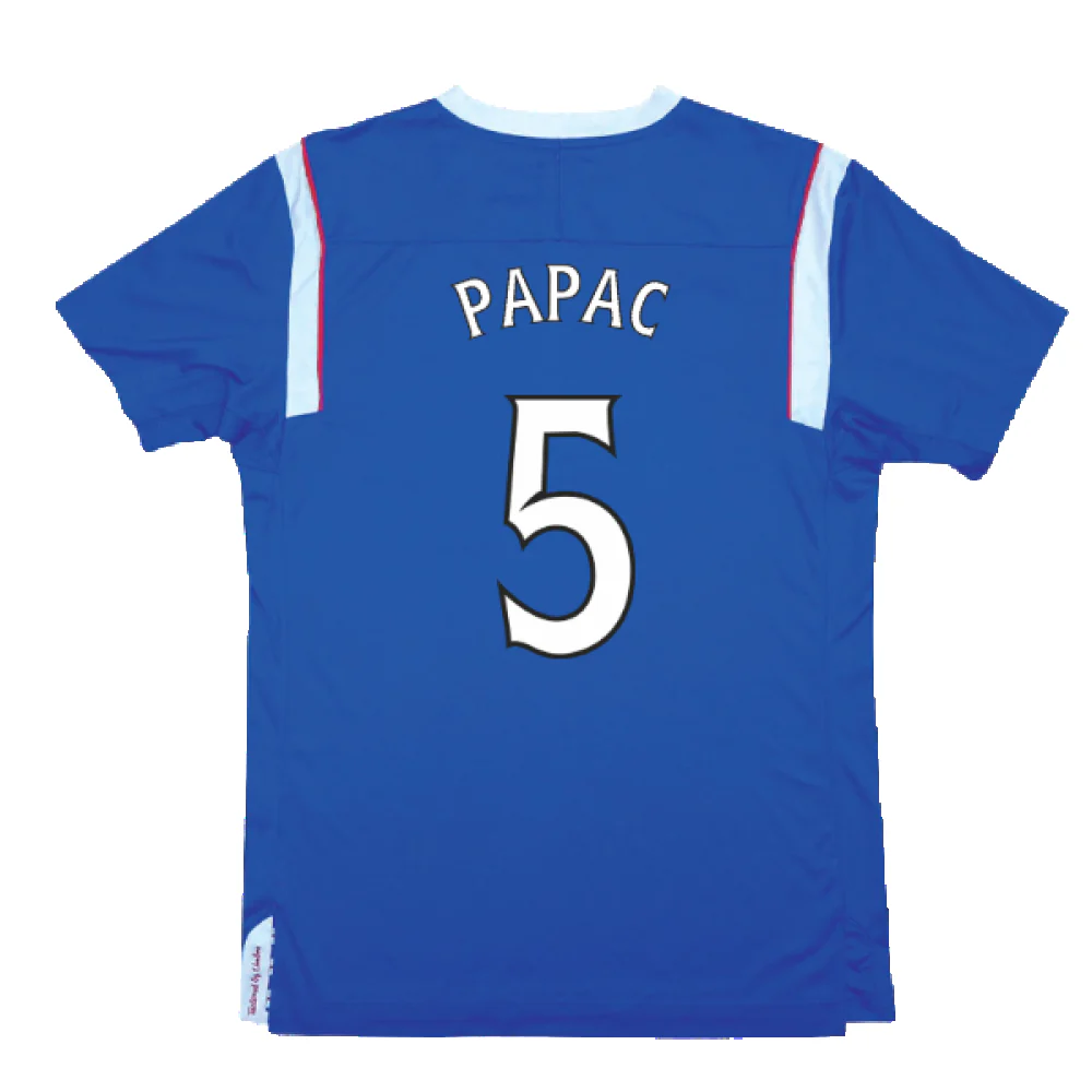 Rangers 2011-12 Home Shirt (S) (Excellent) (Papac 5) - Image 2