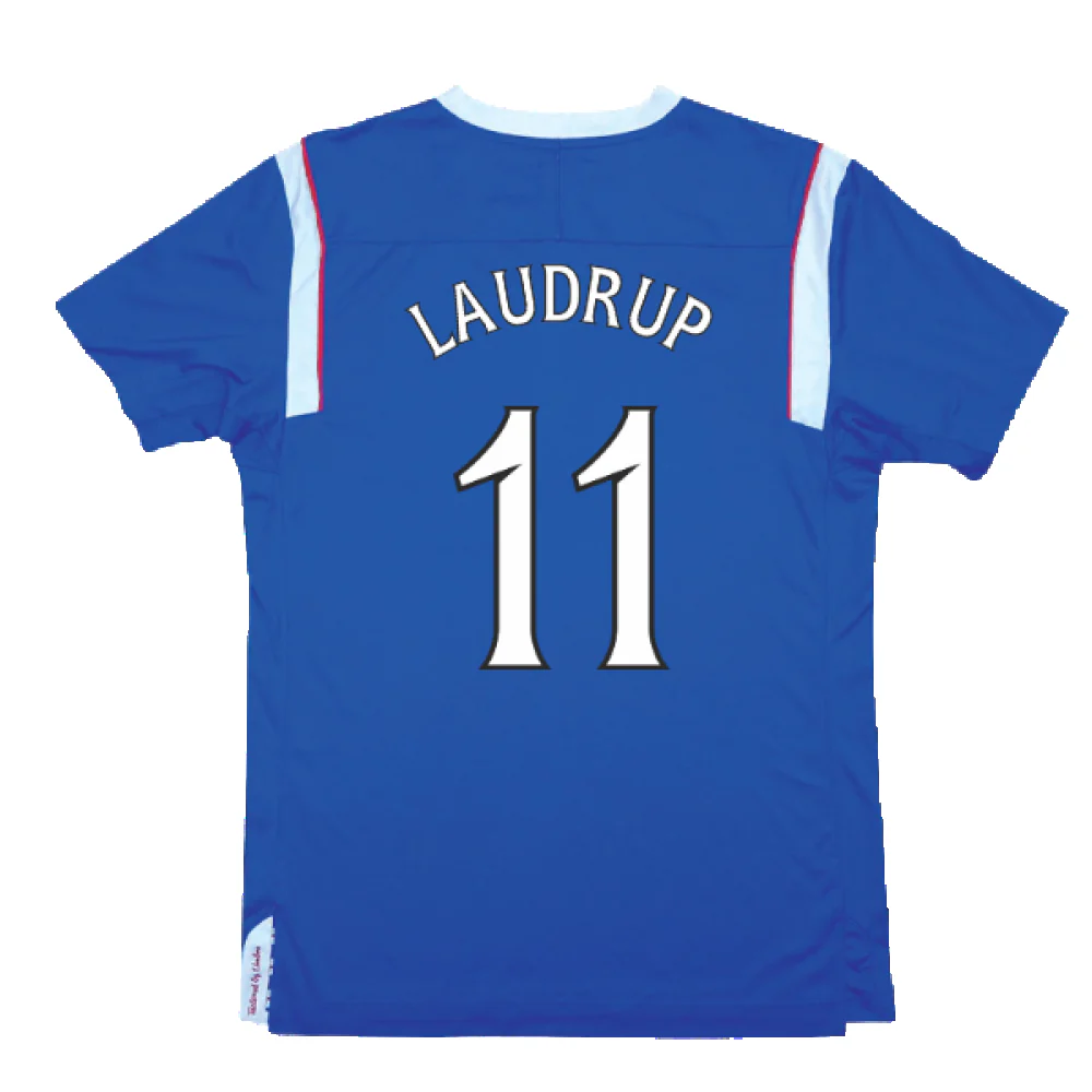 Rangers 2011-12 Home Shirt (Very Good) (Laudrup 11) - Image 2