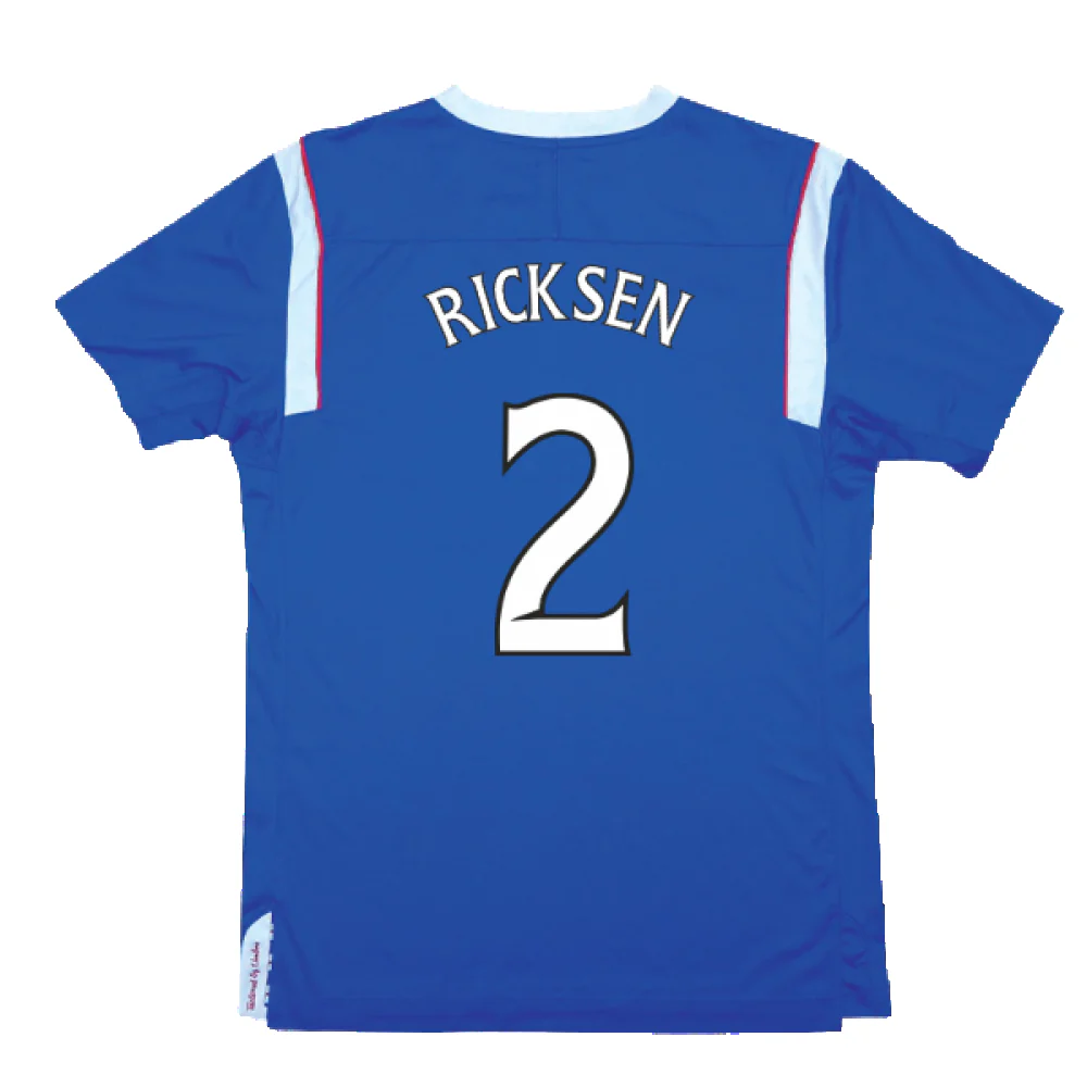 Rangers 2011-12 Home Shirt (Very Good) (Ricksen 2) - Image 2