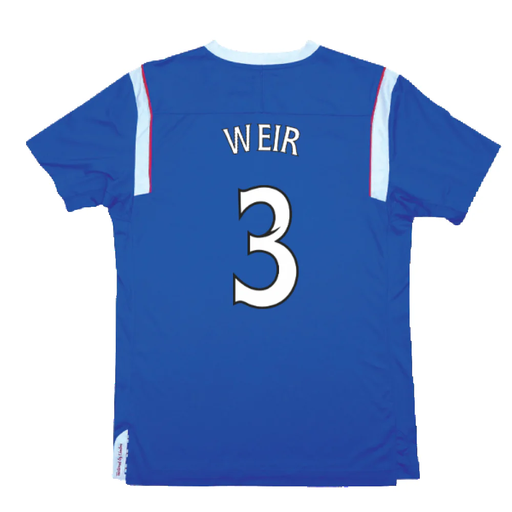 Rangers 2011-12 Home Shirt (Very Good) (Weir 3) - Image 2