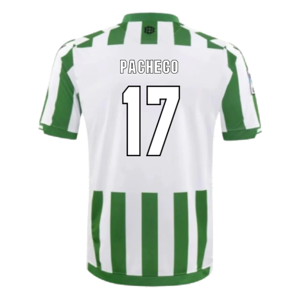 Real Betis 2014-15 Home Shirt (S) (Excellent) (Pacheco 17) - Image 2