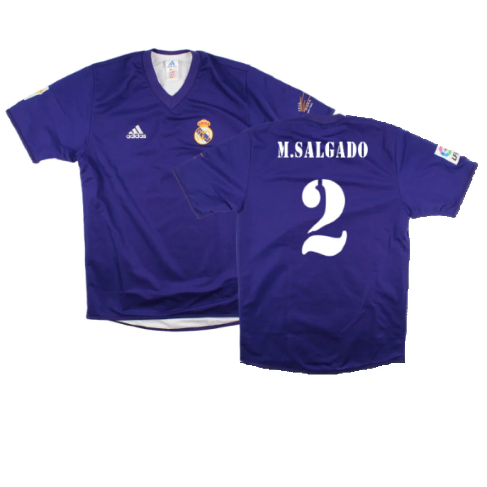 Real Madrid 2001-02 Anniversary Third Shirt (S) (Excellent) (M.Salgado 2)