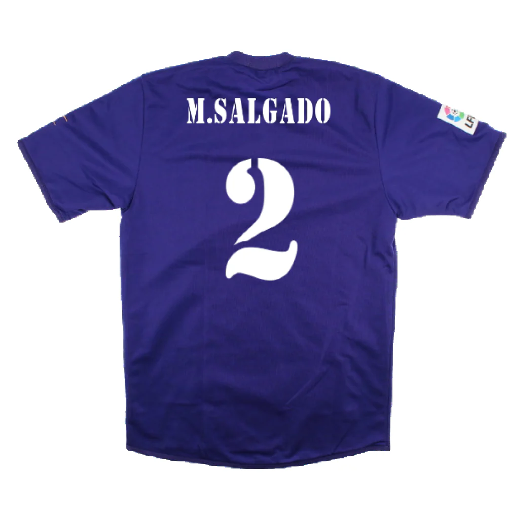 Real Madrid 2001-02 Anniversary Third Shirt (S) (Excellent) (M.Salgado 2) - Image 2