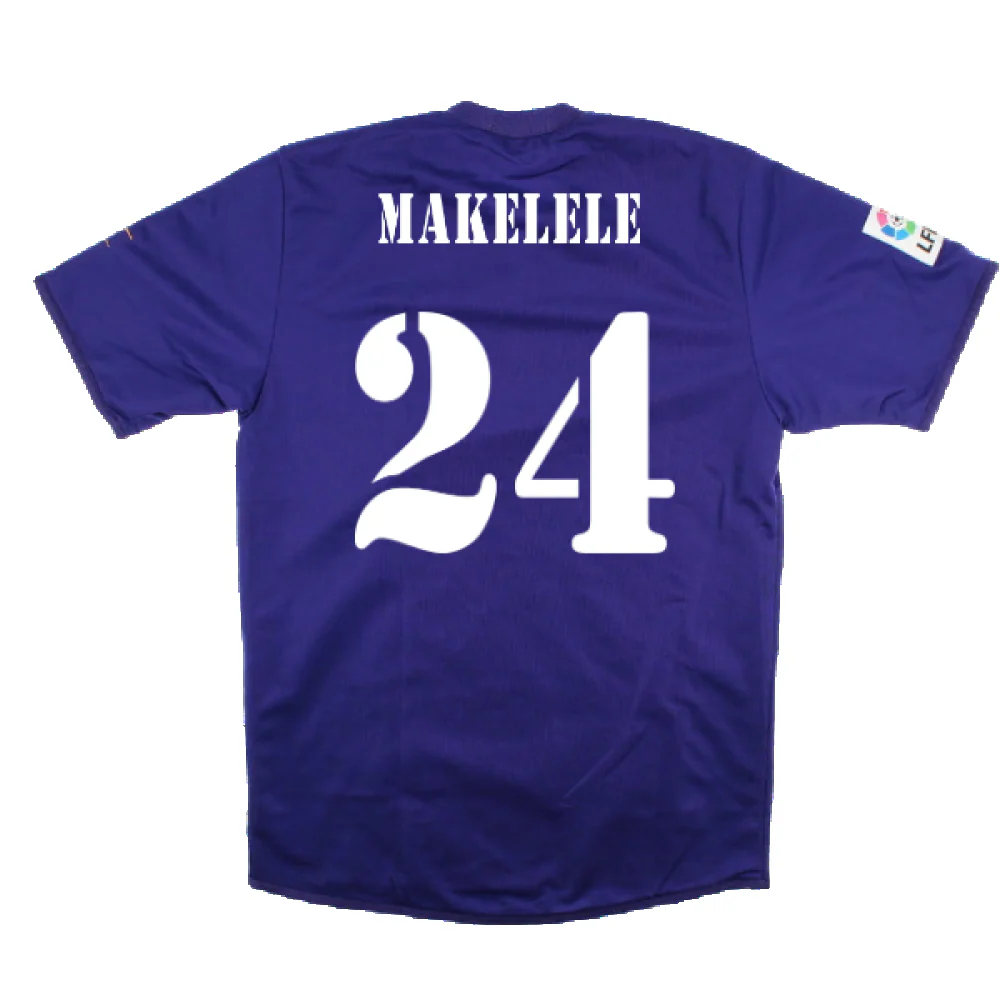 Real Madrid 2001-02 Anniversary Third Shirt (S) (Excellent) (Makelele 24) - Image 2