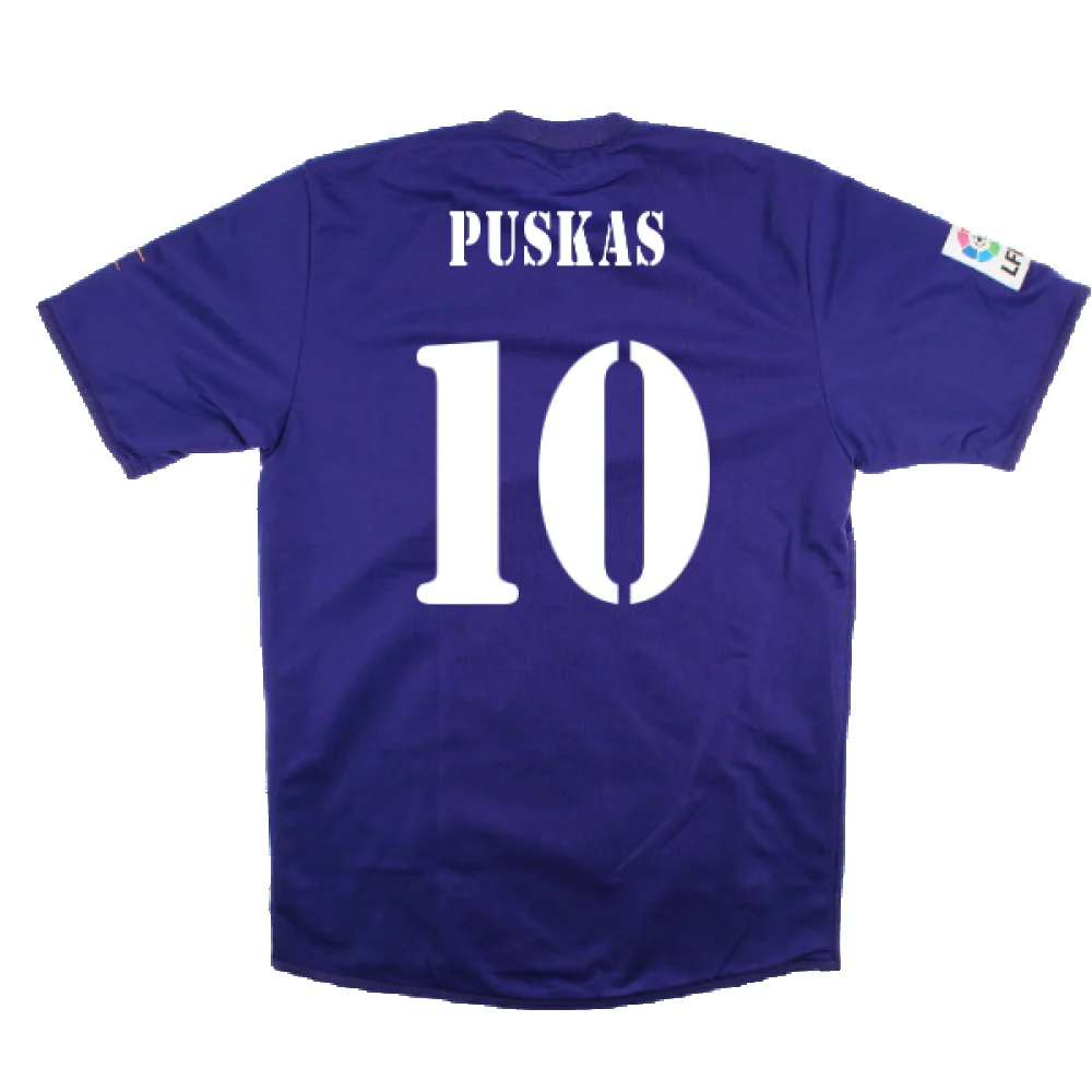 Real Madrid 2001-02 Anniversary Third Shirt (S) (Excellent) (Puskas 10) - Image 2