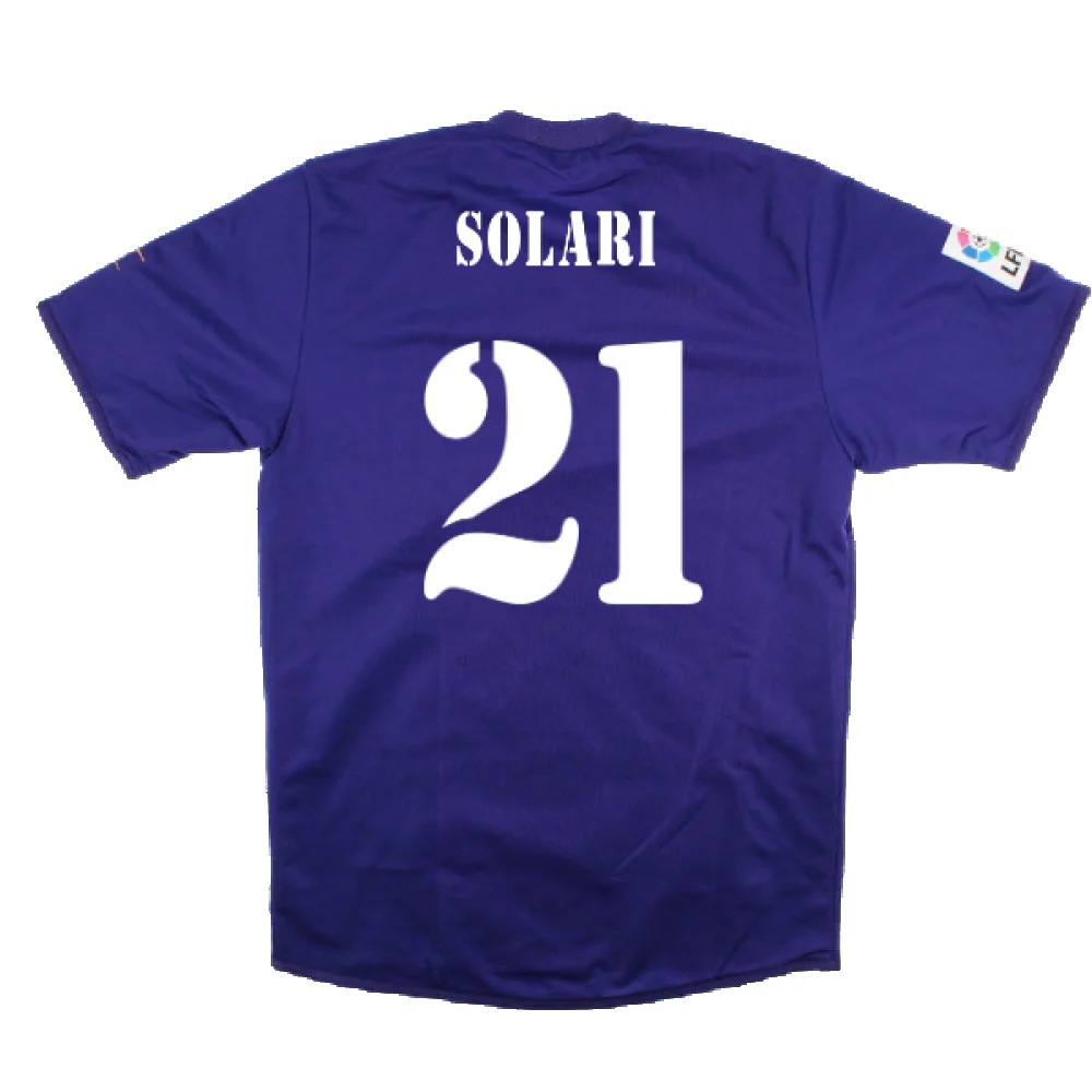Real Madrid 2001-02 Anniversary Third Shirt (S) (Excellent) (Solari 21) - Image 2
