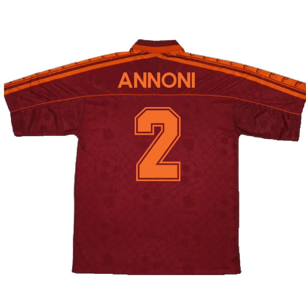 Roma 1995-96 Home Shirt (Good) (Annoni 2) - Image 2