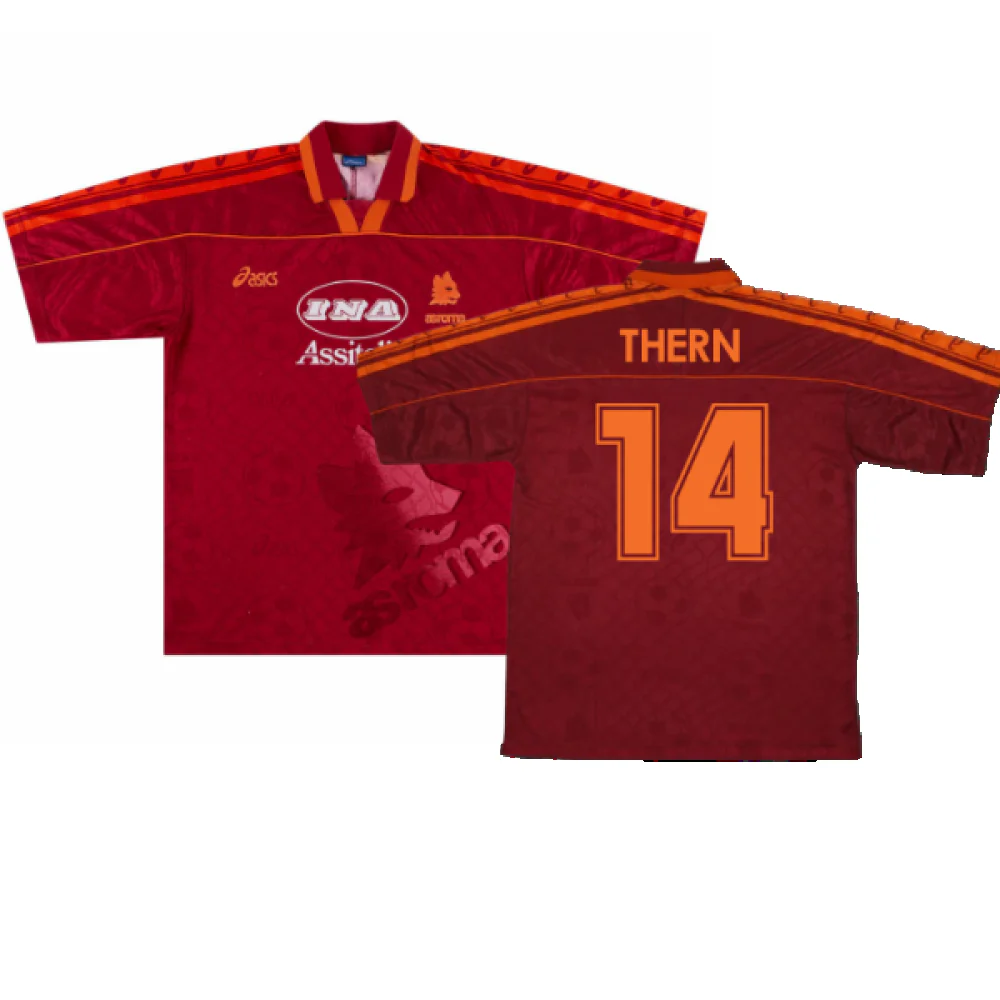 Roma 1995-96 Home Shirt (Good) (Thern 14)