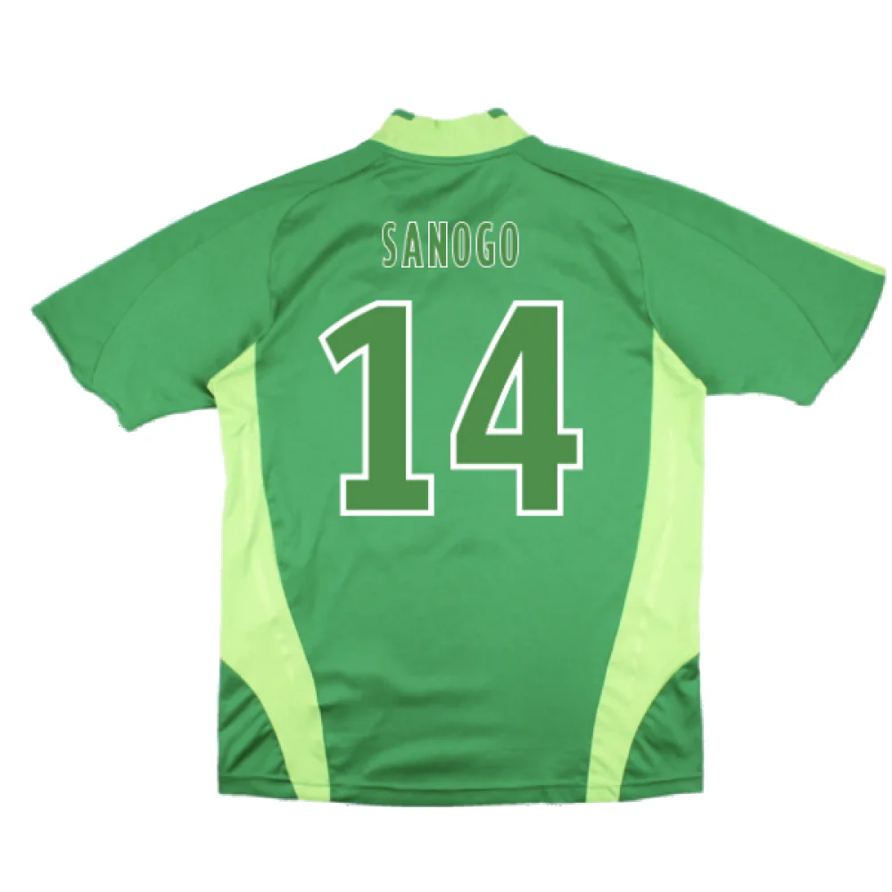 Saint Etienne 2008-09 Home Shirt (M) (Very Good) (Sanogo 14) - Image 2