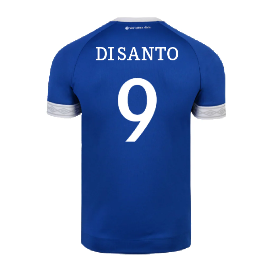 Schalke 2018-19 Home Shirt (2XL) (Excellent) (Di Santo 9) - Image 2