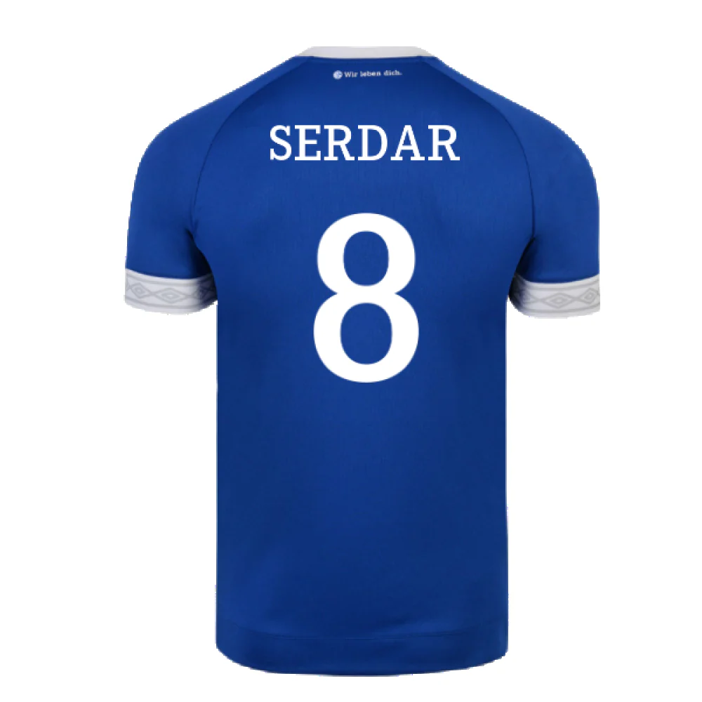 Schalke 2018-19 Home Shirt (2XL) (Excellent) (Serdar 8) - Image 2