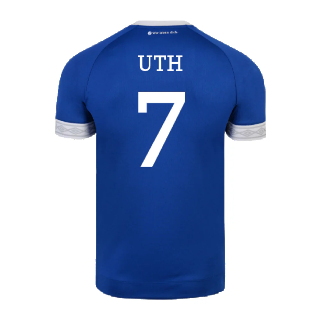 Schalke 2018-19 Home Shirt (2XL) (Excellent) (Uth 7) - Image 2