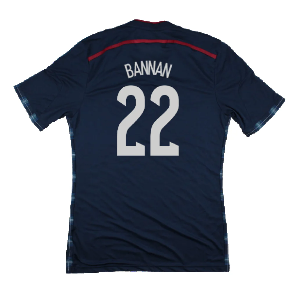 Scotland 2014-15 Player Issue Home Shirt (M) (Excellent) (Bannan 22) - Image 2