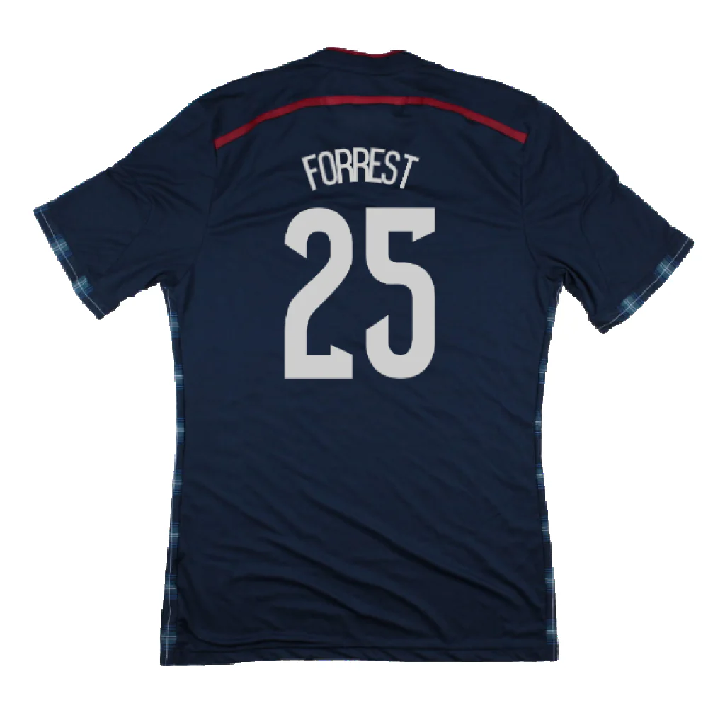 Scotland 2014-15 Player Issue Home Shirt (M) (Excellent) (Forrest 25) - Image 2