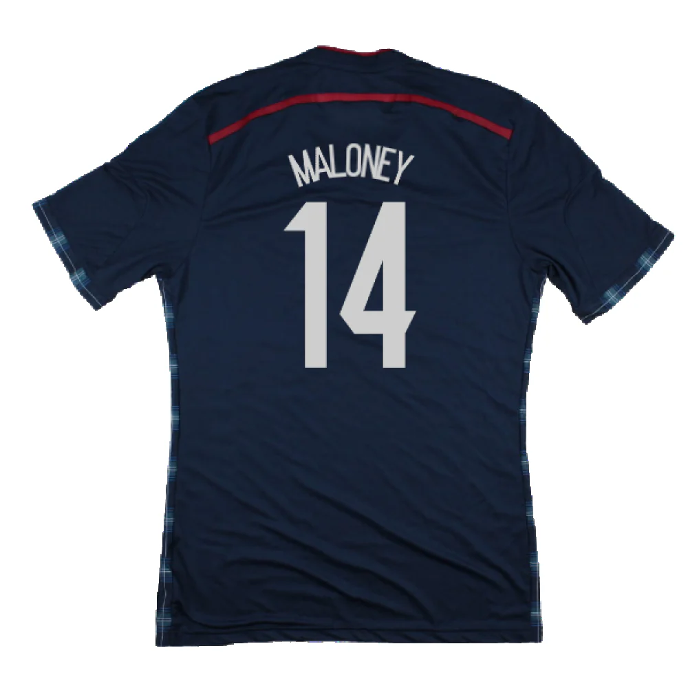 Scotland 2014-15 Player Issue Home Shirt (M) (Excellent) (Maloney 14) - Image 2