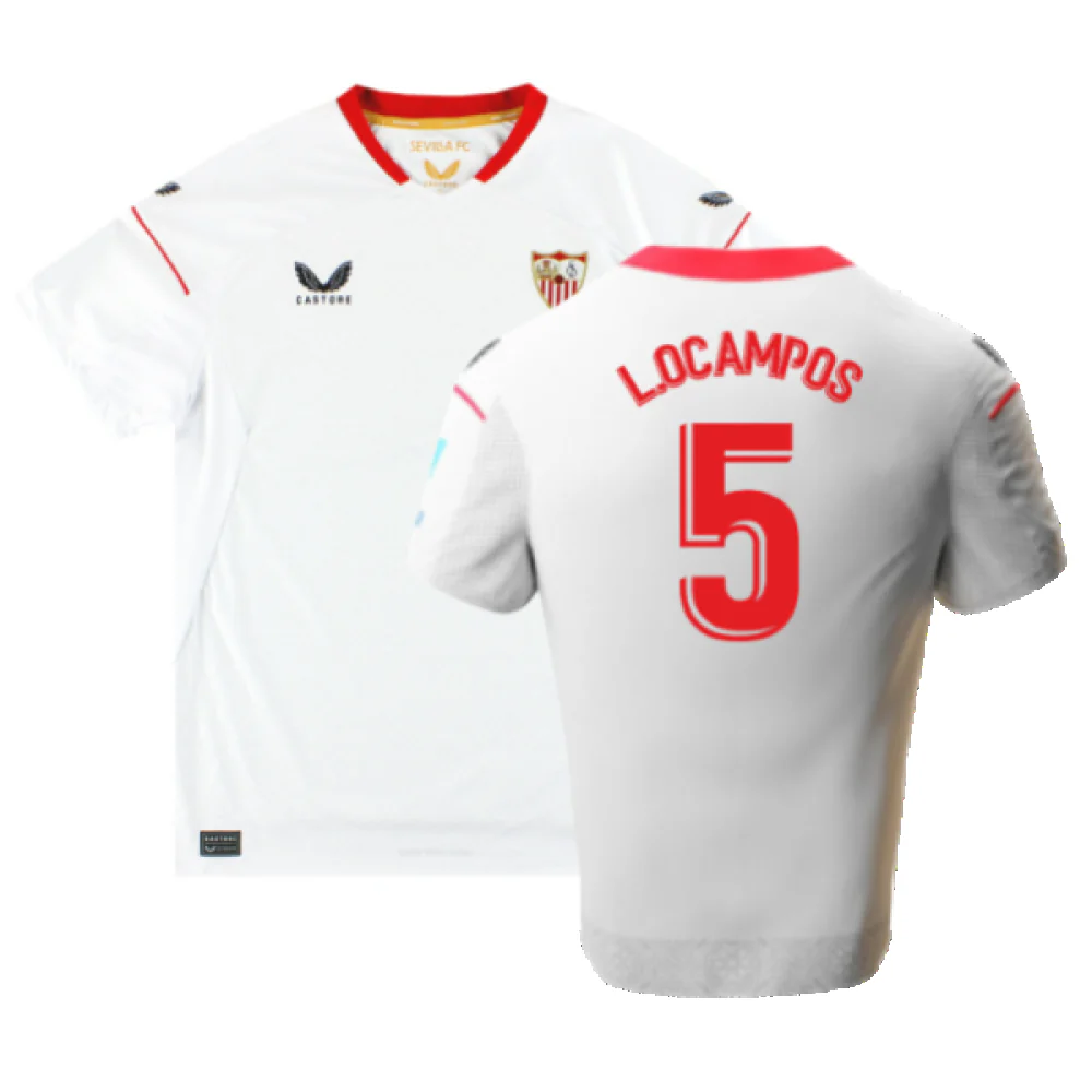 Sevilla 2022-23 Home Shirt (XXL) (Excellent) (L.Ocampos 5)