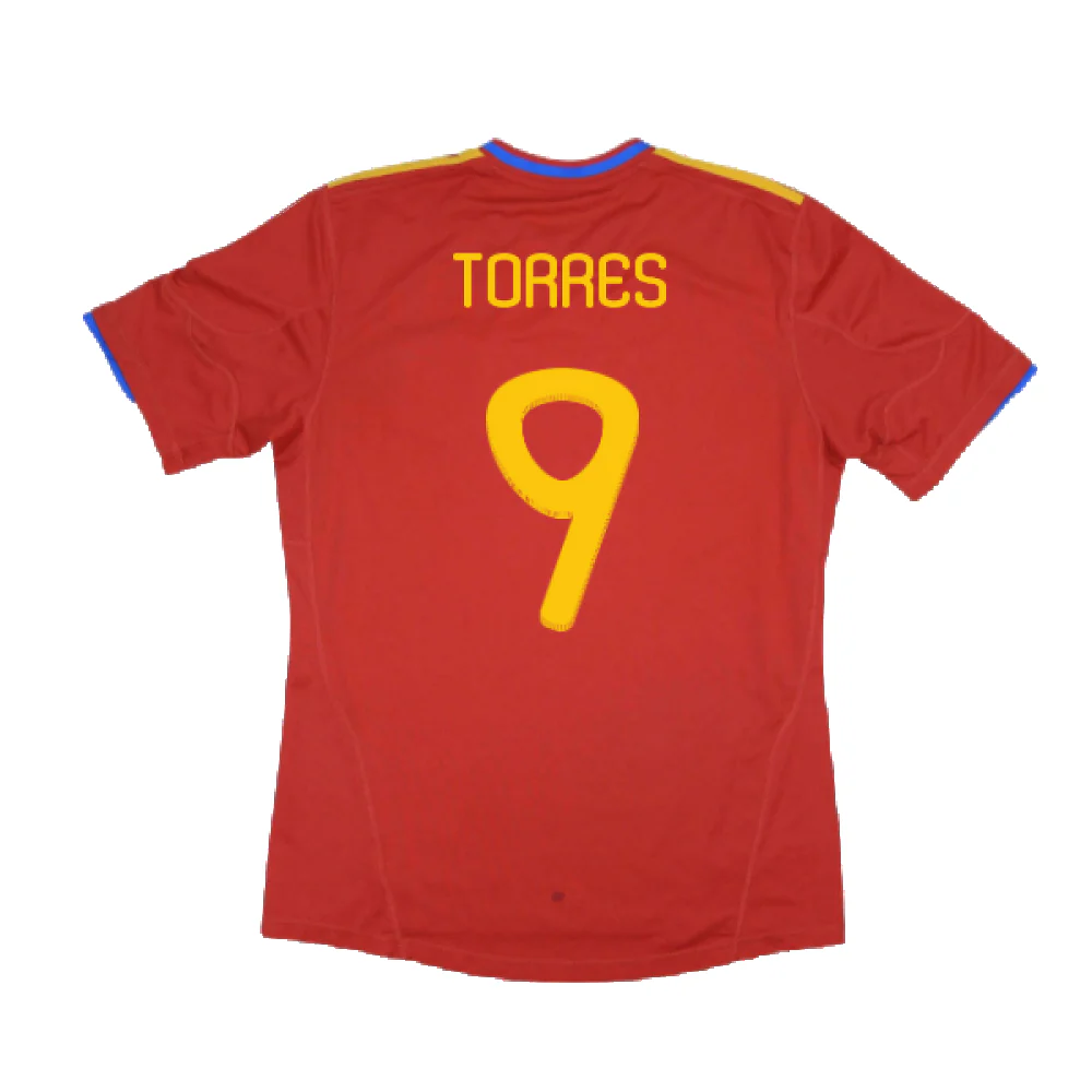 Spain 2010-11 Home Shirt (Excellent) (Torres 9) - Image 2